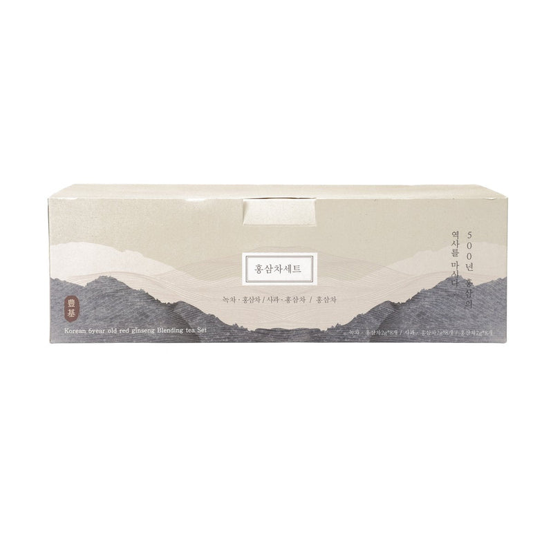PUNGGI AESAM Red Ginseng Tea Set - Red Ginseng, Apple Red Ginseng & Green Tea Red Ginseng  (48g)