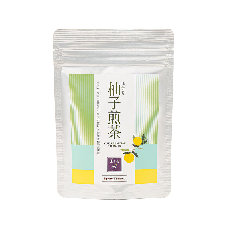 JUGETSUDO Yuzu Sencha with Matcha Tea Bags  (20g)