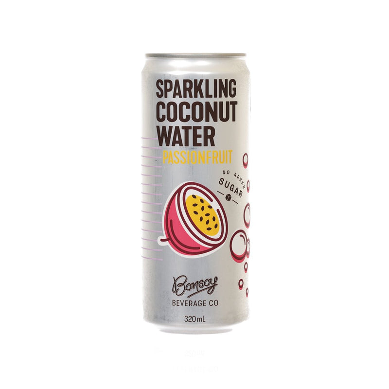 BONSOY Natural Sparkling Coconut Water - Passionfruit  (320mL)