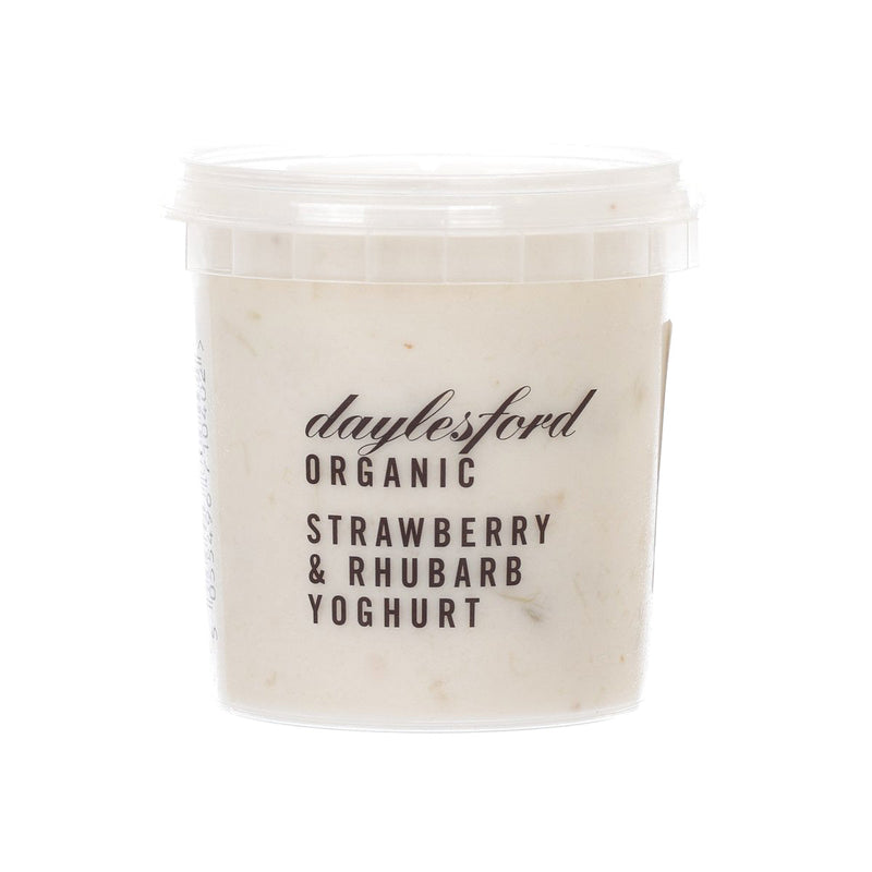 DAYLESFORD ORGANIC Organic Strawberry & Rhubarb Yoghurt  (150g)