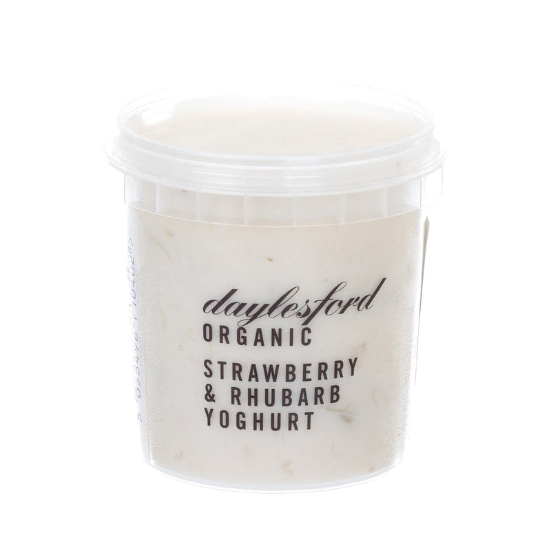 DAYLESFORD ORGANIC Organic Strawberry & Rhubarb Yoghurt  (150g)