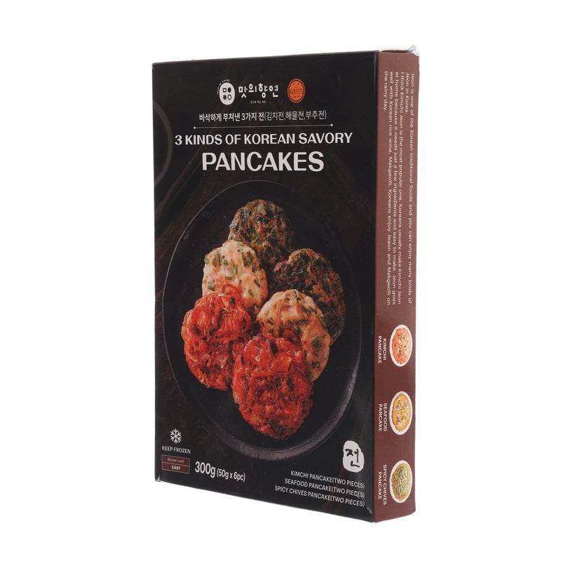 MH FOOD 3 Kinds of Korean Savory Pancakes  (300g)