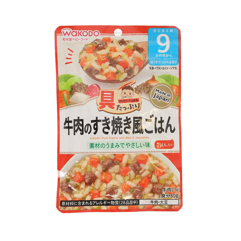 WAKODO Sukiyaki Style Risotto with Beef & Vegetables  (80g)