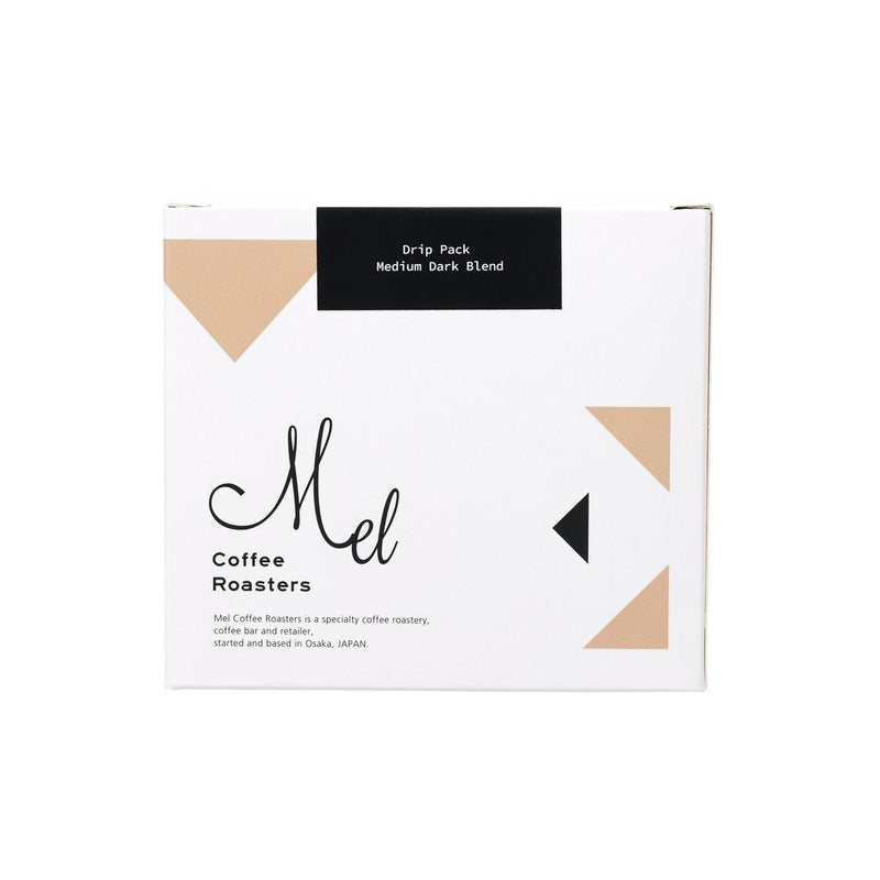 MEL COFFEE ROASTERS Drip Bag Coffee - Medium Dark Blend - Colombia & Kenya  (5 x 12g)
