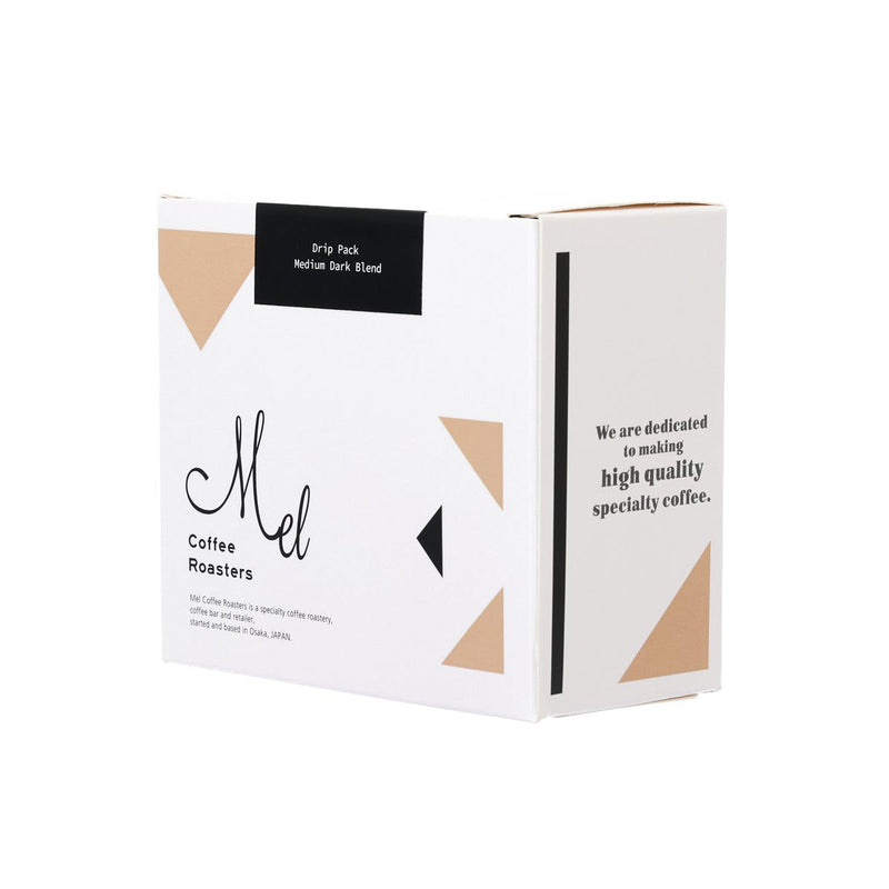 MEL COFFEE ROASTERS Drip Bag Coffee - Medium Dark Blend - Colombia & Kenya  (5 x 12g)