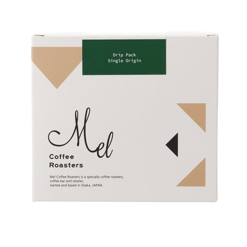 MEL COFFEE ROASTERS Drip Bag Coffee - Single Origin - Colombia Geisha (Green)  (5 x 12g)