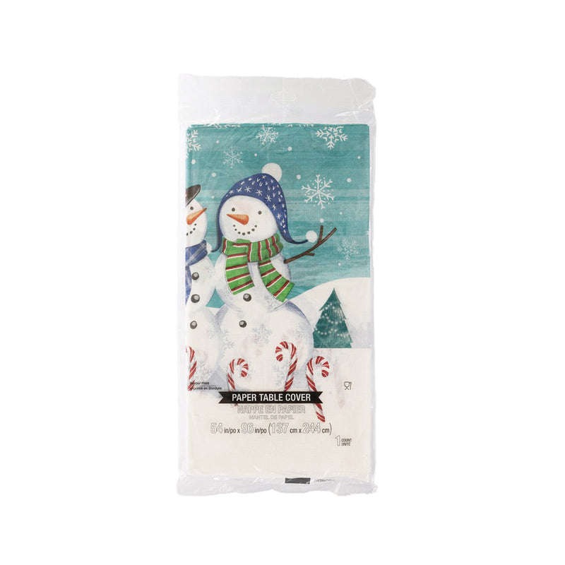 CREATIVE CONVERTING Xmas Paper Tablecover - Snowman