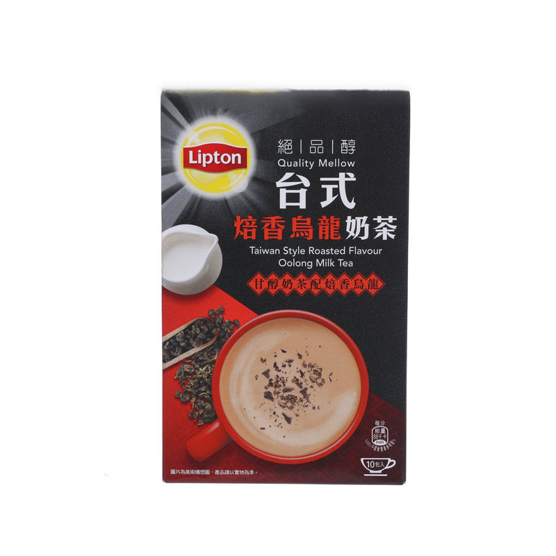 LIPTON Quality Mellow Taiwan Style Roasted Flavour Oolong Milk Tea (10 x 19g)
