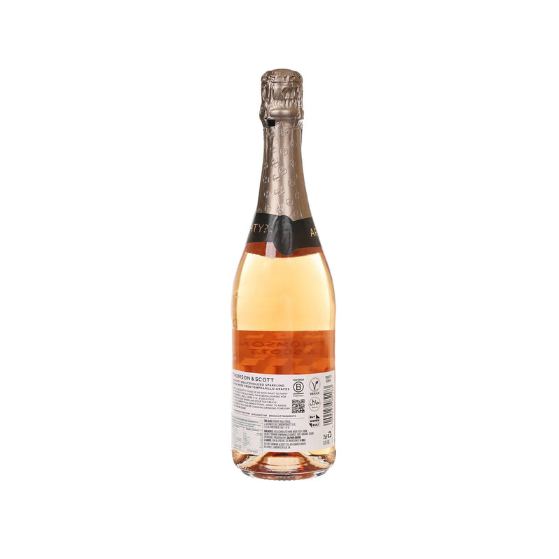 THOMSON & SCOTT Noughty Alcohol-Free Organic Sparkling Rose  (750mL)