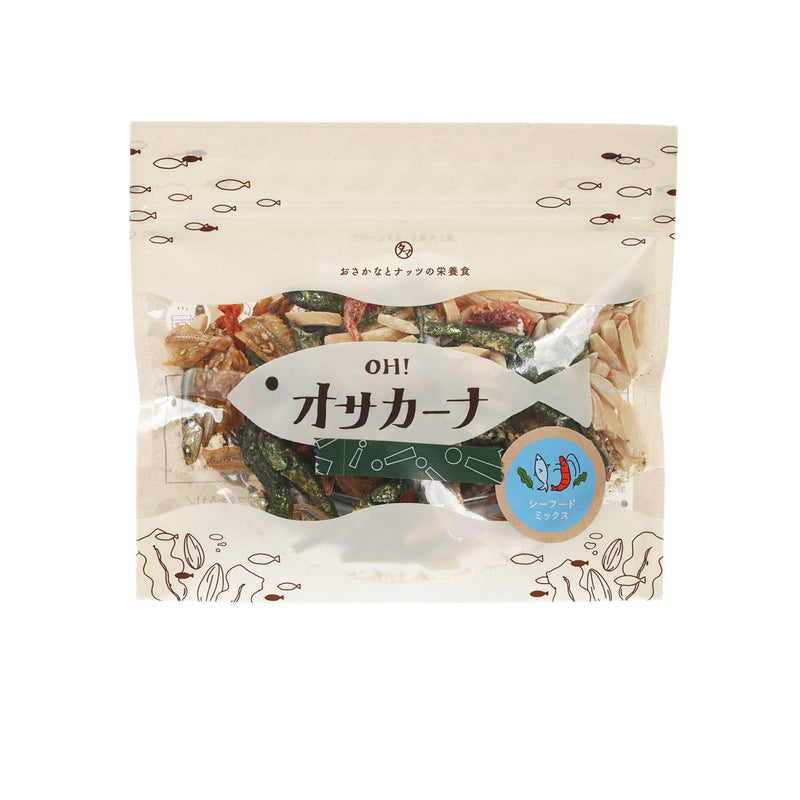 KYUNAN Oh! Sakana Snack - Dried Seafood & Almond  (80g)