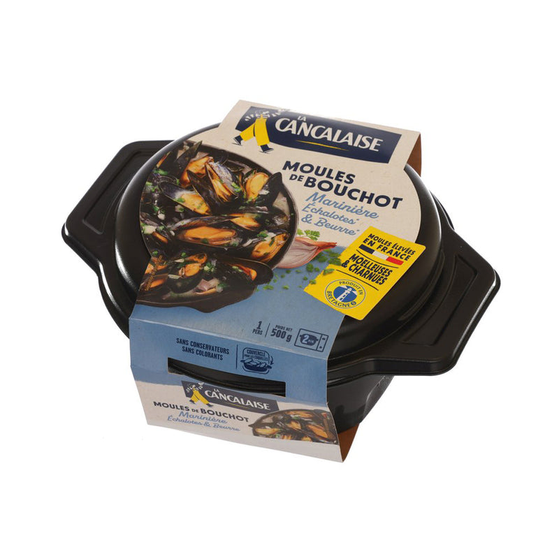 LA CANCALAISE French Cooked Blue Mussels - Shallot & Butter Marinade  (500g)