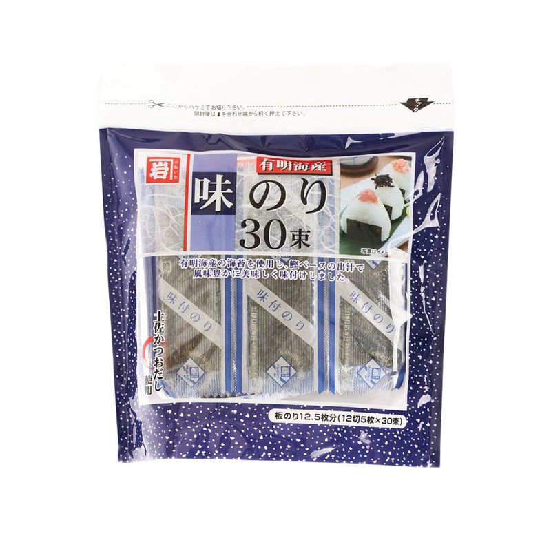 KANEIWA Seasoned Dried Nori Seaweed  (30packs)