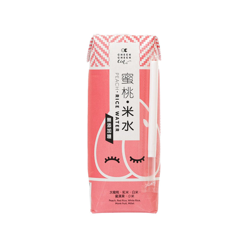 CHECKCHECKCIN Peach Rice Water  (250mL)