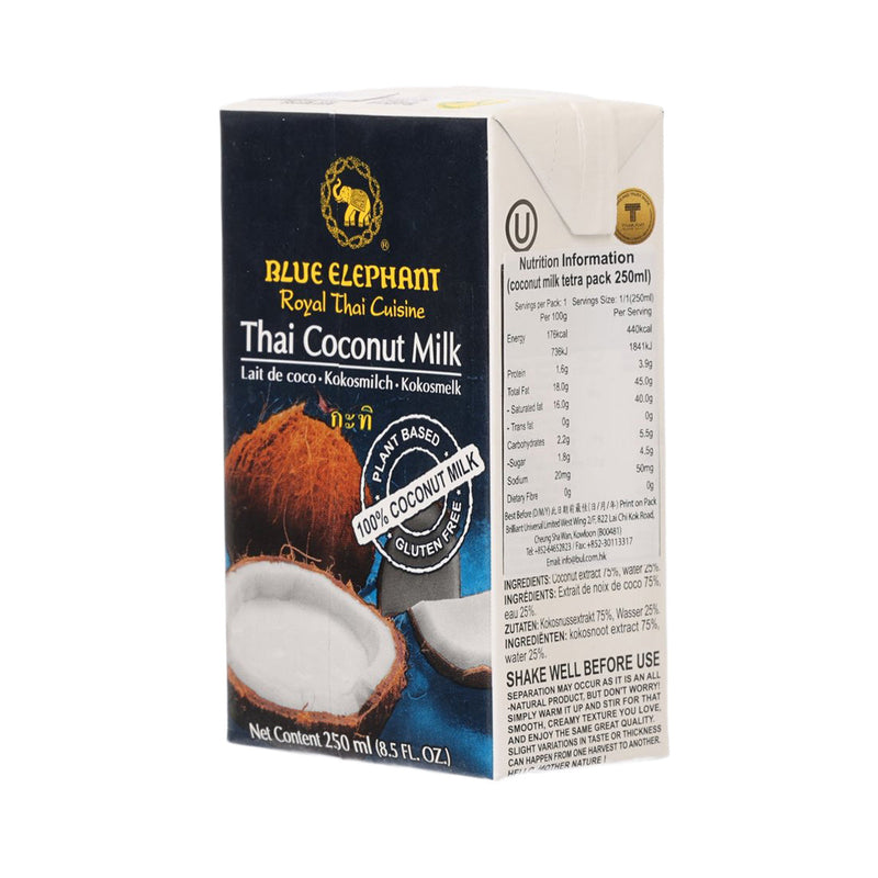 BLUE ELEPHANT Coconut Milk in Tetra Pak  (250mL)