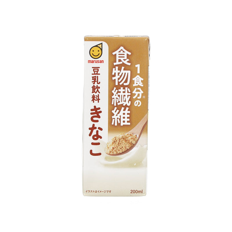 MARUSAN Soy Milk Kinako Mix with Fiber for Meal (200mL)