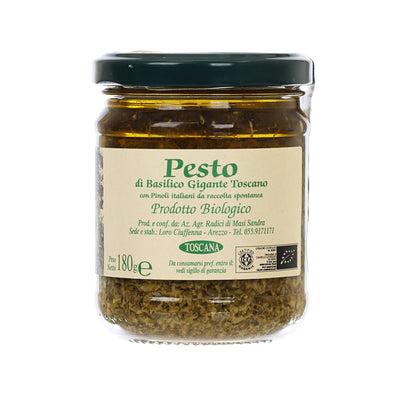 RADICI Organic Basil Pesto, 180g – Italian Gourmet