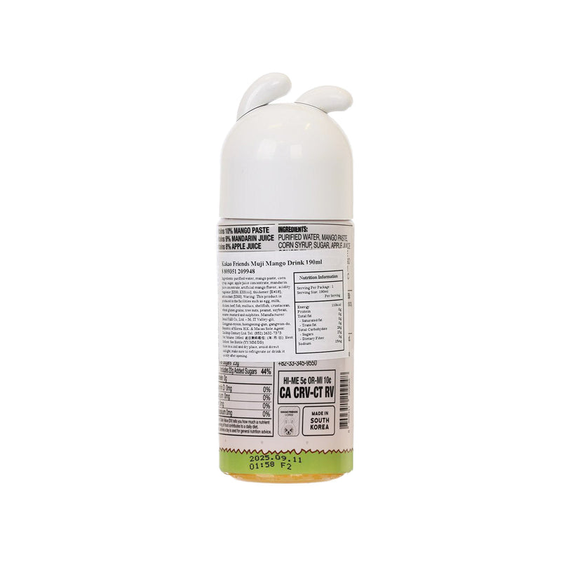 KAKAO FRIENDS Muji Mango Drink [PET]  (190mL)