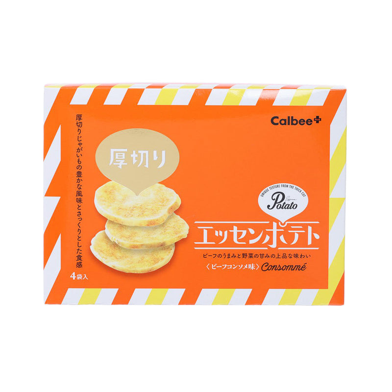 CALBEE Thick Cut Potato Chips - Beef Consomme  (68g)