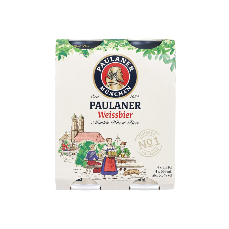 PAULANER Weissbier (Alc.5.5%) [Can]  (4 x 500mL)