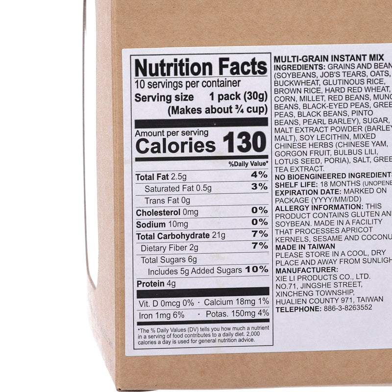 JING SI Multi-Grain Instant Mix  (10 x 30g)