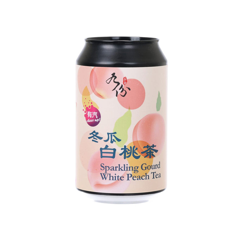 JIUFENTEAHOUSE Sparkling Gourd White Peach Tea [Can]  (330mL)