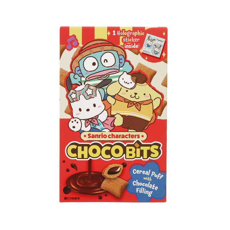 MULTIZEN Sanrio Characters Choco Bits Cereal Puff with Chocolate Filling + Sticker  (28g)