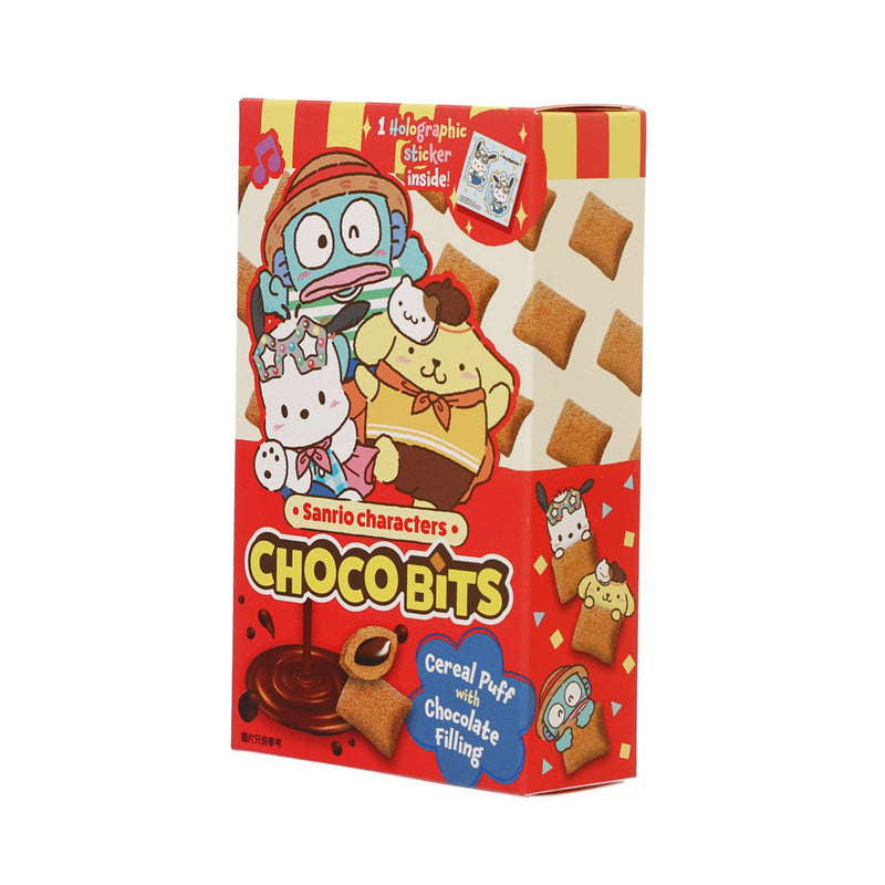 MULTIZEN Sanrio Characters Choco Bits Cereal Puff with Chocolate Filling + Sticker  (28g)