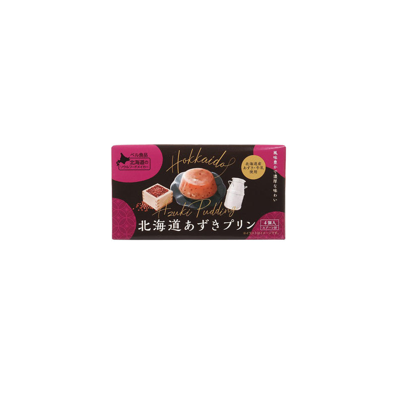 BELL FOODS Hokkaido Red Bean Pudding  (4 x 81g)