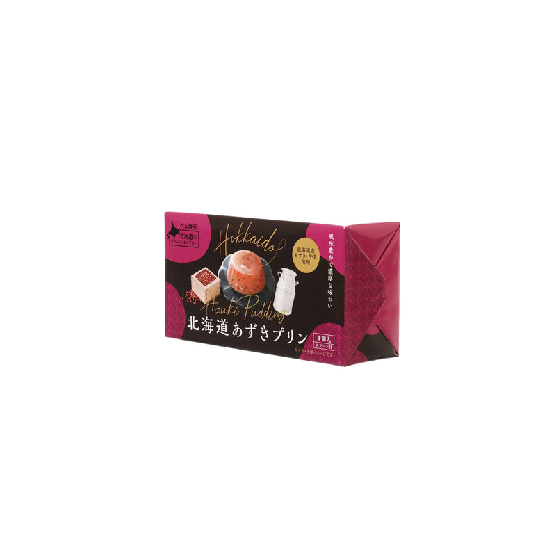 BELL FOODS Hokkaido Red Bean Pudding  (4 x 81g)