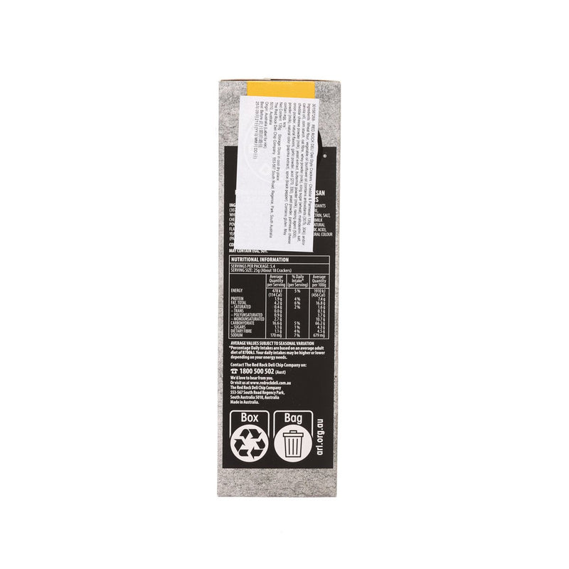 RED ROCK DELI Deli Style Crackers - Cheddar & Parmesan  (135g)