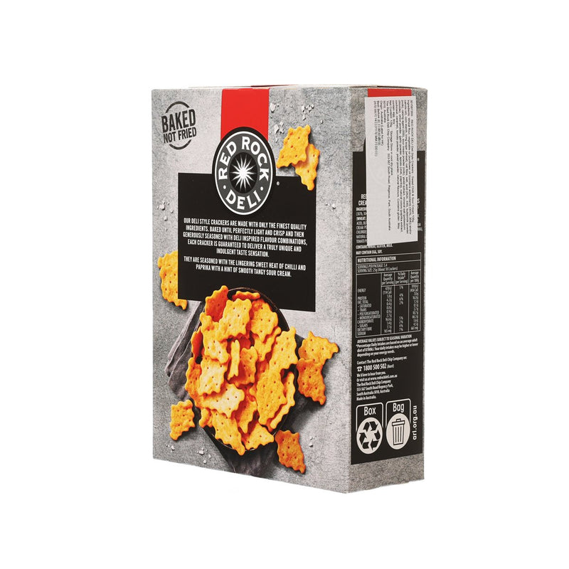 RED ROCK DELI Deli Style Crackers - Sweet Chilli & Sour Cream  (135g)
