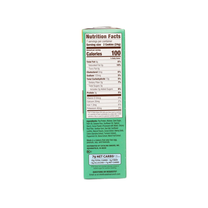 CATALINA CRUNCH Chocolate Mint Flavored Sandwich Cookies  (168g)