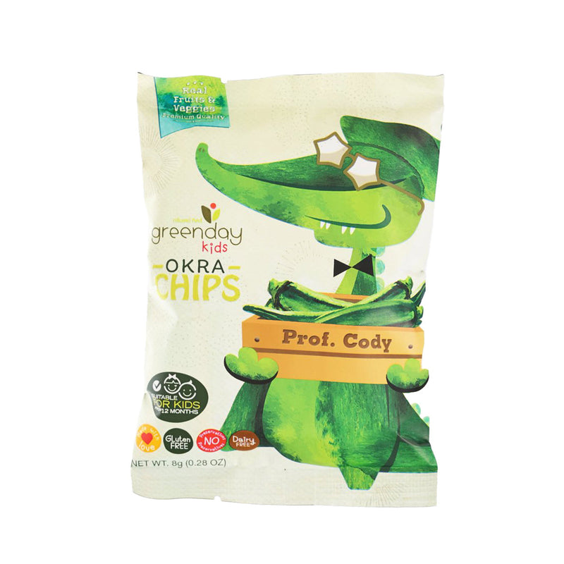 GREENDAY Kids Okra Chips Small  (8g)