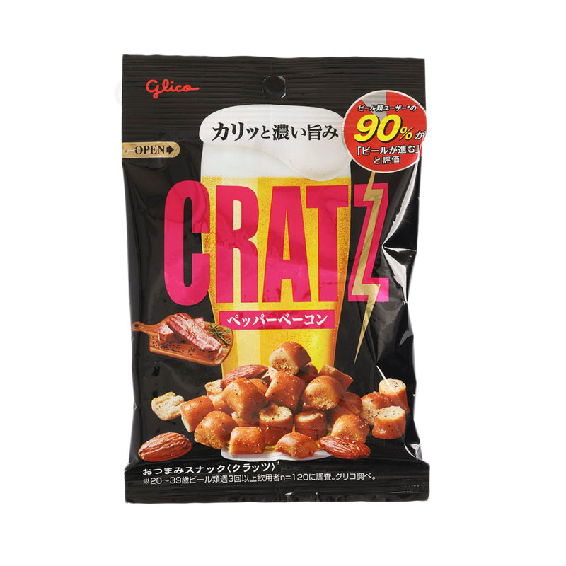 GLICO Cratz Snack - Pepper Bacon  (42g)