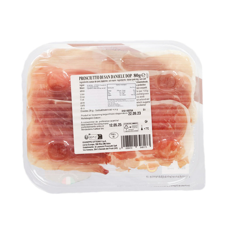 CITTERIO Prosciutto di San Daniele Ham  (80g)