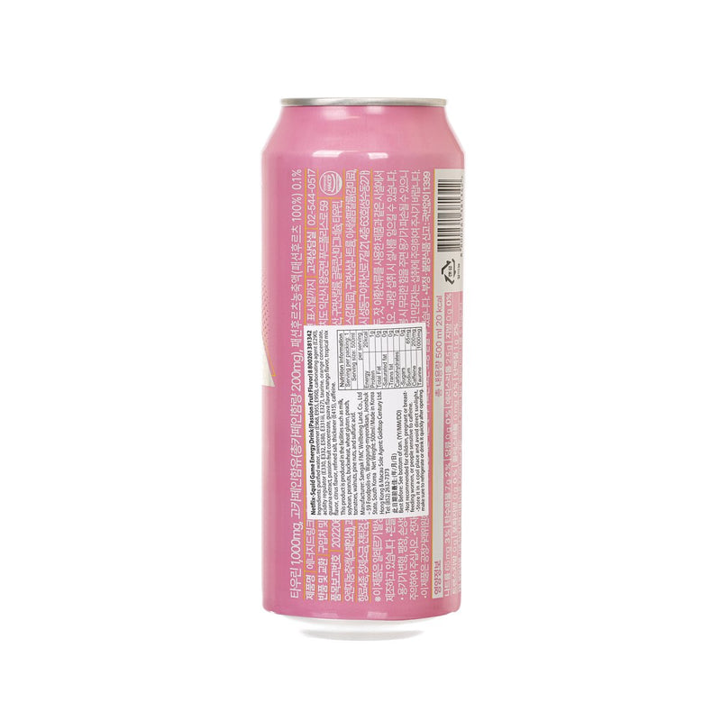 NETFLIX Squid Game Energy Drink - Passion Fruit Flavor [Can]  (500mL)