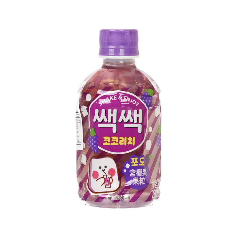 LOTTE Sac Sac Coco Rich - Shake Shake Grape Flavor [PET]  (280mL)
