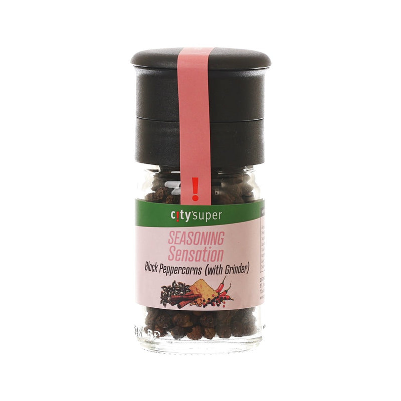 CITYSUPER Black Peppercorns (with Grinder)  (30g)