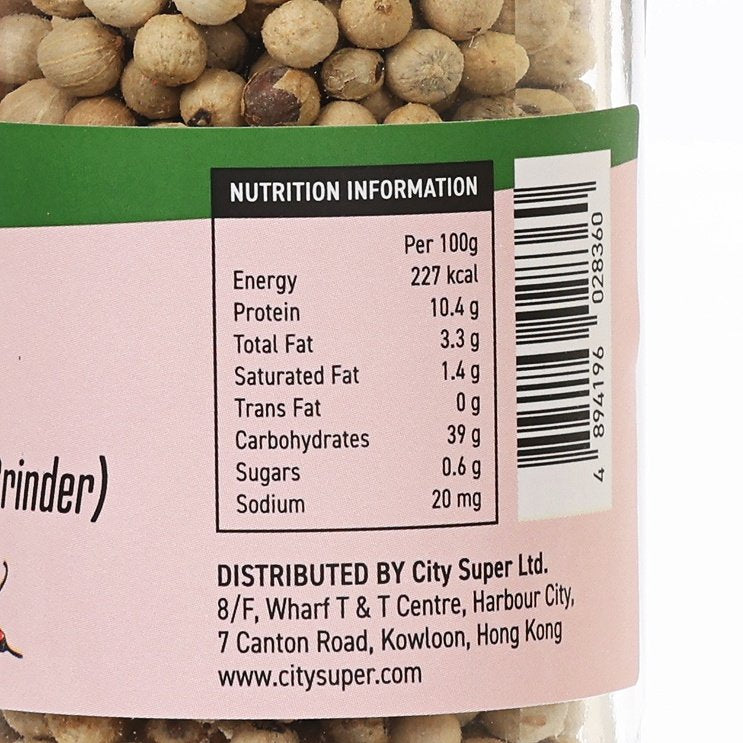 CITYSUPER White Peppercorns (with Grinder)  (35g)