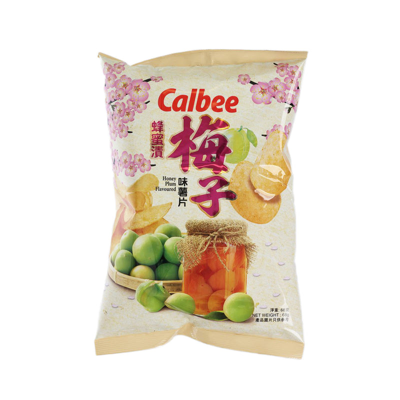CALBEE Honey Plum Flavoured Potato Chips  (68g)