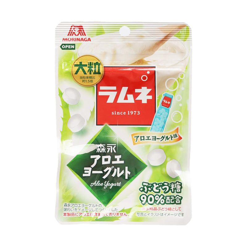 MORINAGA Big Ramune Candy - Aloe Yogurt Flavor  (32g)