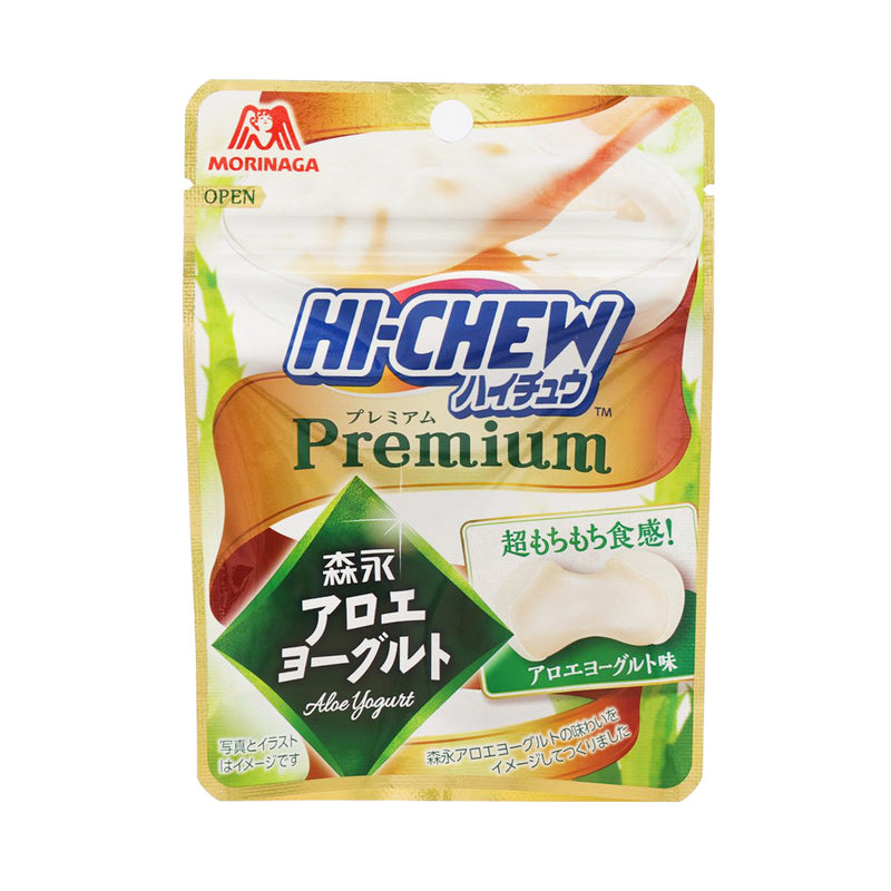 MORINAGA Hi-chew Premium Gummy - Aloe Yogurt  (32g)