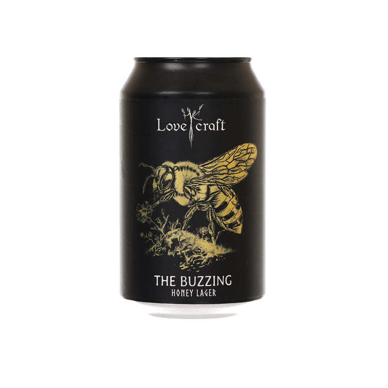 H.K. LOVECRAFT The Buzzing Honey Lager (Alc. 4.8%) [Can]  (330mL)