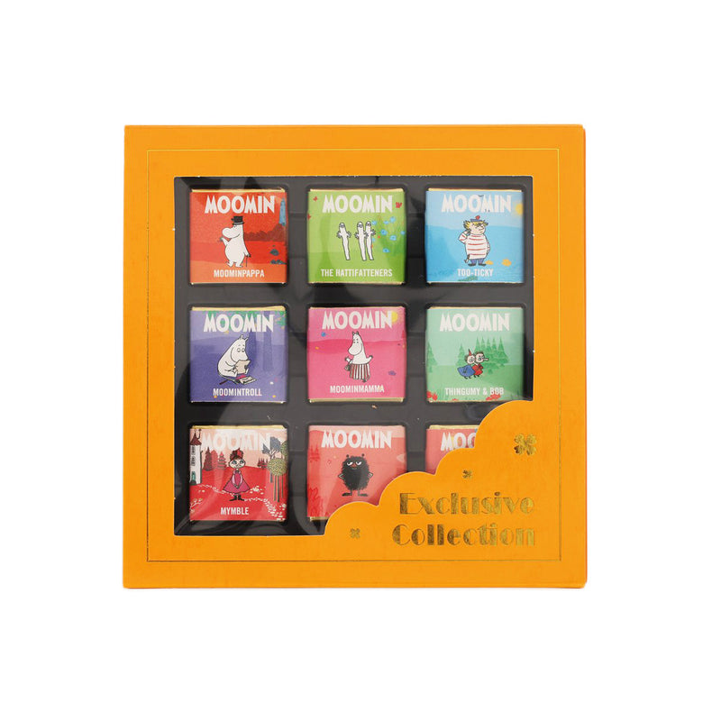 FRUGI Moomin 62% Dark Chocolate Square  (9pcs)