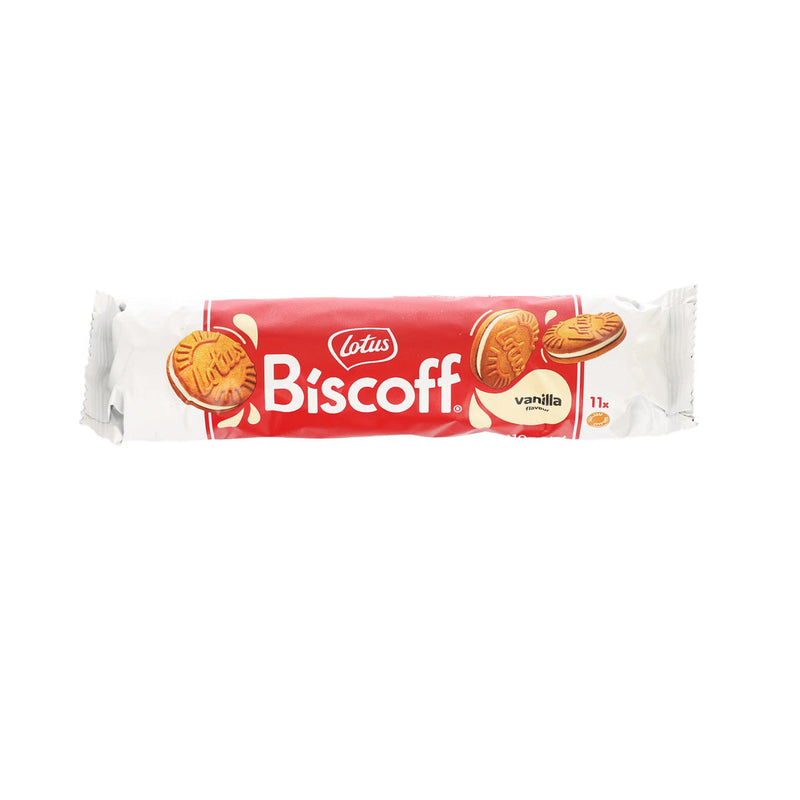 LOTUS Biscoff Vanilla Flavour Sandwich Biscuit  (110g)
