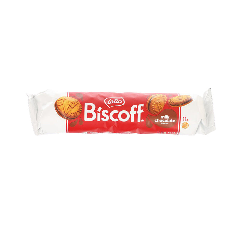 LOTUS Biscoff Milk Chocolate Flavour Sandwich Biscuit  (110g)