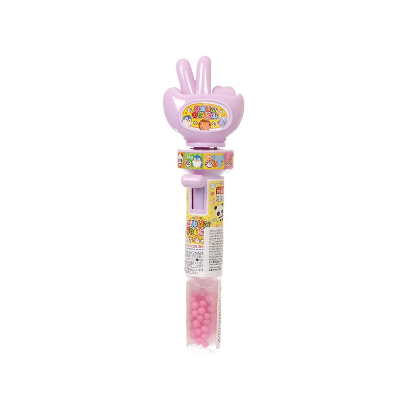 HEART Kururin Rock, Paper, Scissors Container with Mint Candy  (5g)