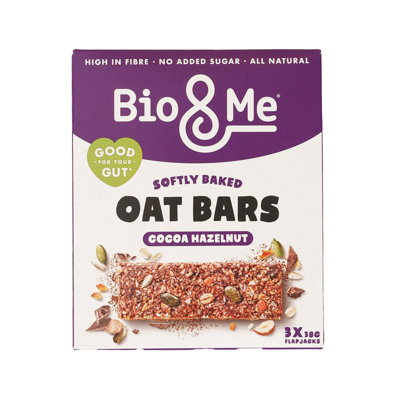 BIO & ME Cocoa Hazelnut Oat Bar  (3 x 38g)