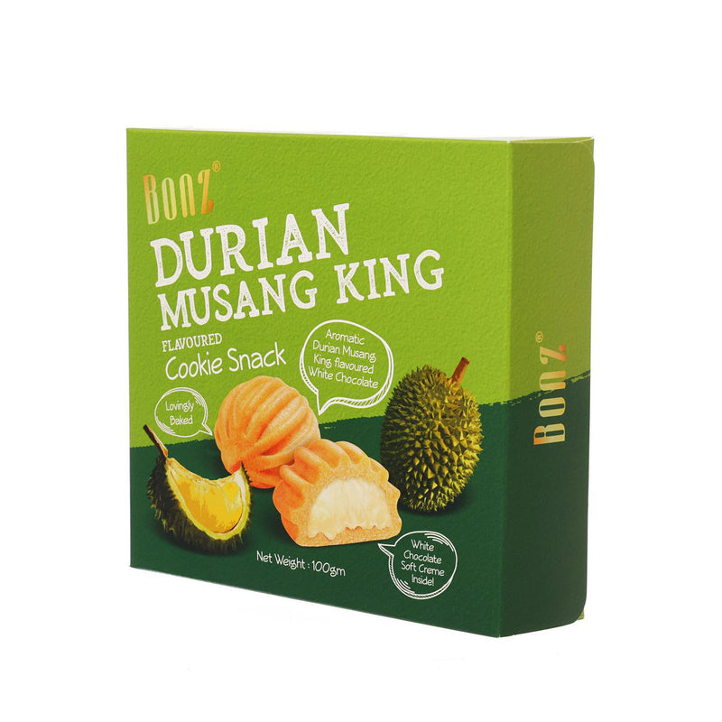 BONZ Durian Musang King Flavoured Cookie  (100g)