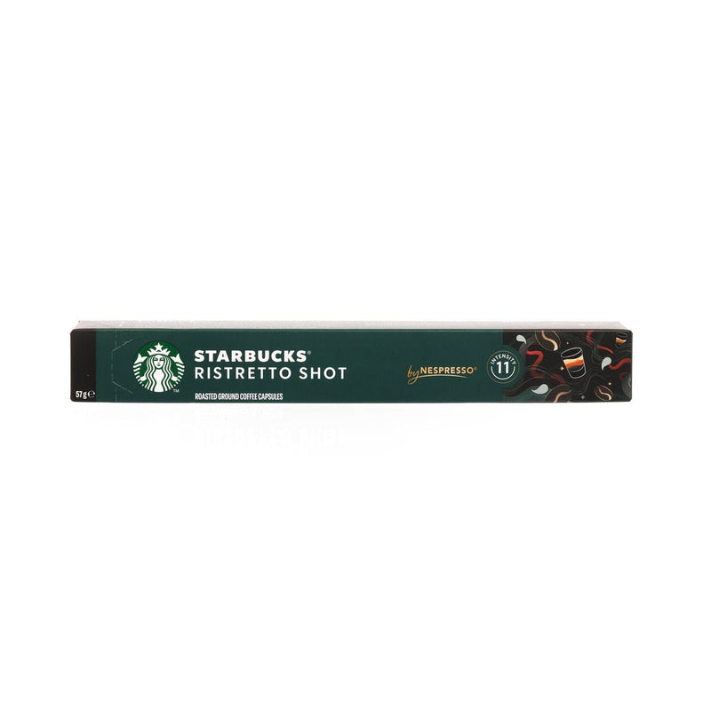 STARBUCKS Ristretto Shot by Nespresso Coffee Capsules  (57g)